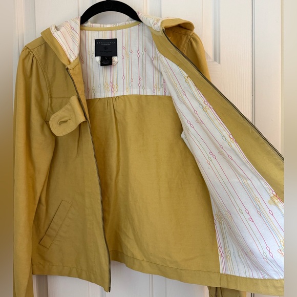 Anthropologie | Mustard Yellow Hooded Jacket by Sanctuary, Size Medium - Picture 5 of 8
